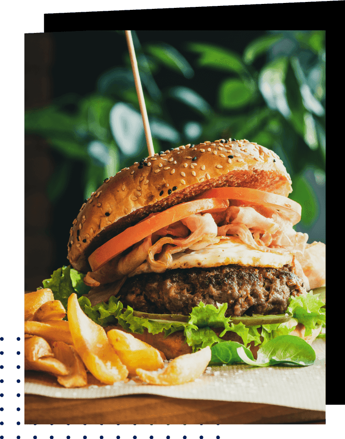 Burger chain paid media creative