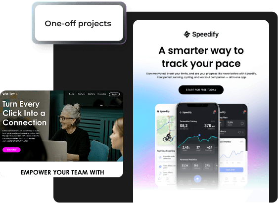 One-off projects visual