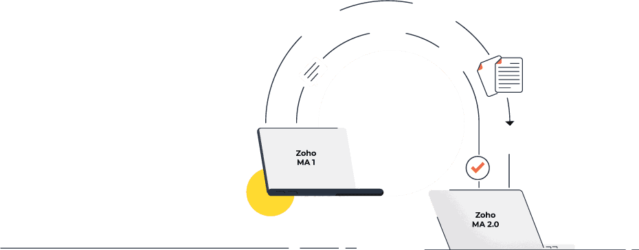 Zoho migration illustration
