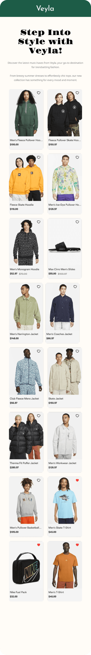 E-commerce website showcase