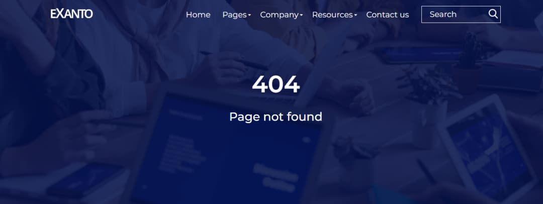404 Error Page