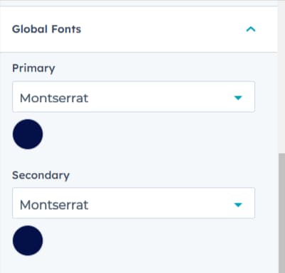 Global Fonts