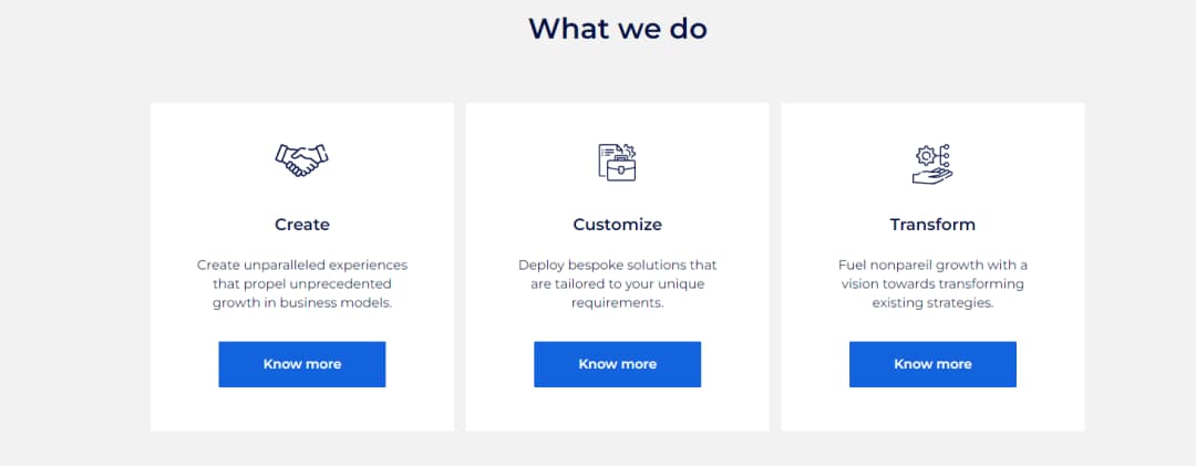 Three Column Section