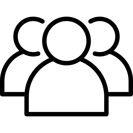 Fragmented profiles icon