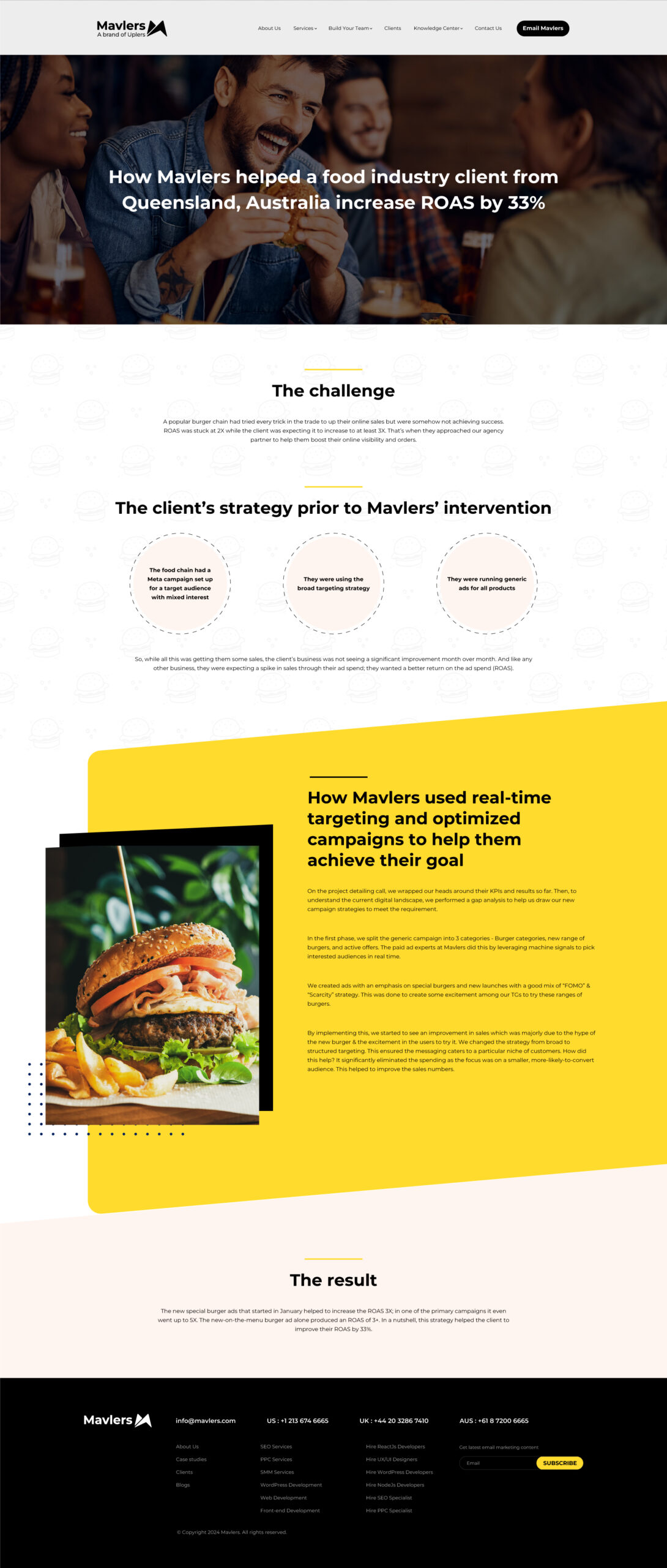 Burger chain case study