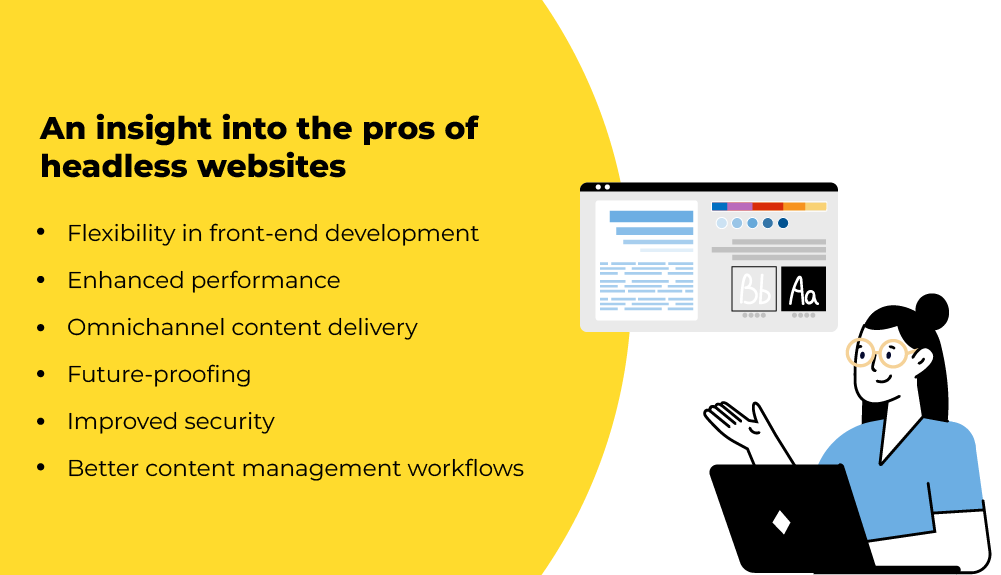 Pros of headless websites