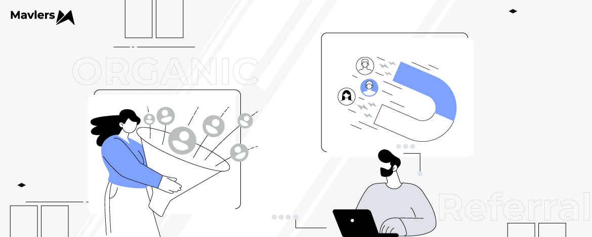 organic vs referral traffic