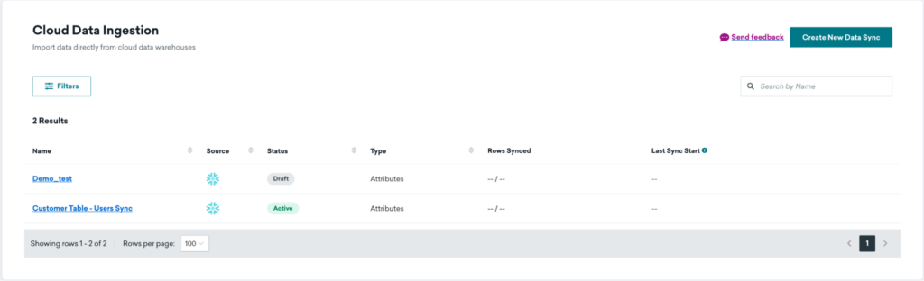 Validate connectivity using Braze’s test feature