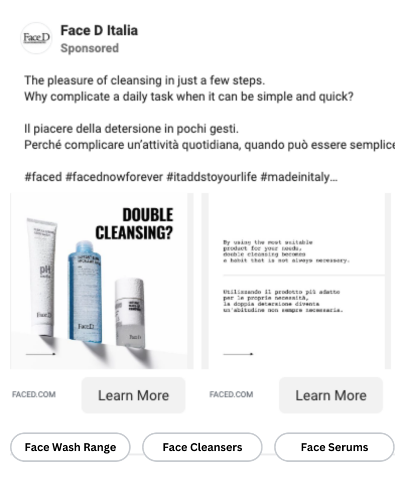 Facebook feed placement Ads