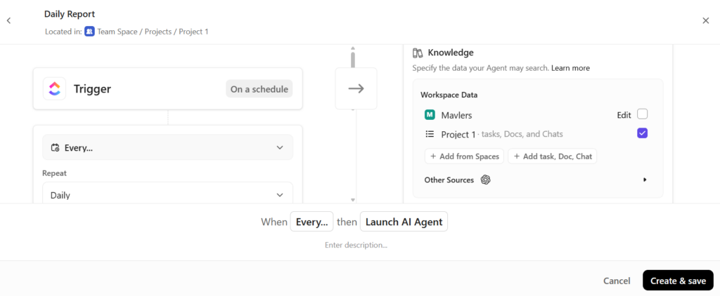 clickup automation
