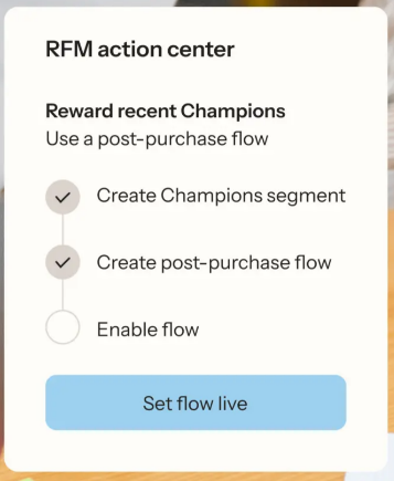 RFM action center