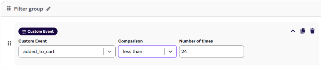 segment filters in braze