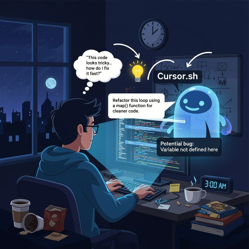 cursor.sh for development
