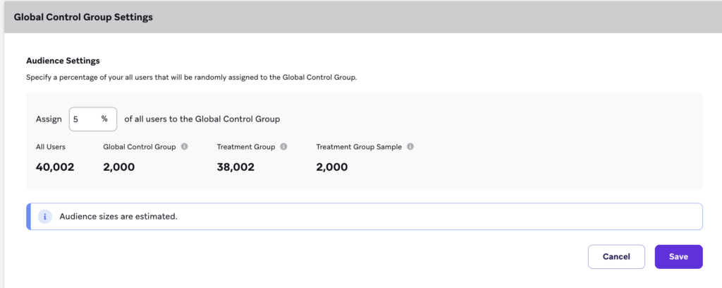 global control reporting