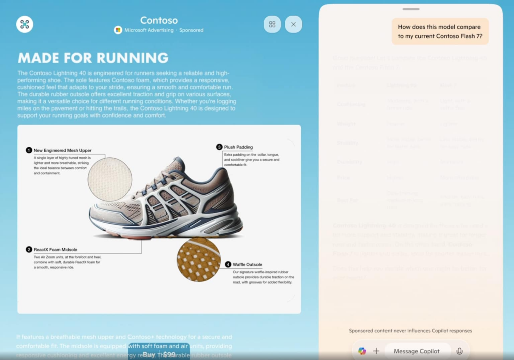  shoe for flat feet advertisement 