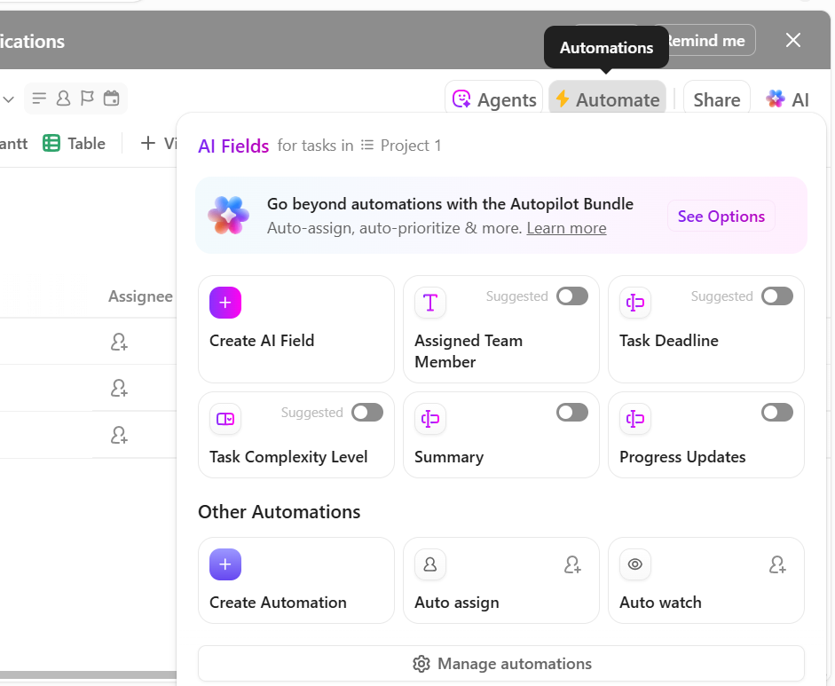  clickup AI project management tool