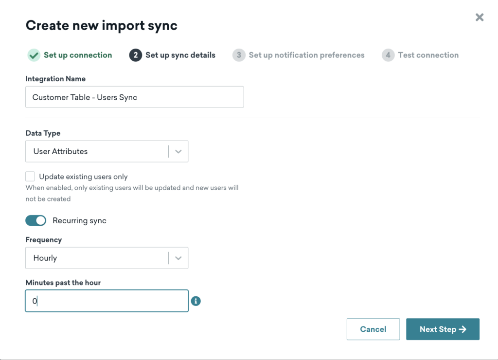 Sync frequency and timezone in braze
