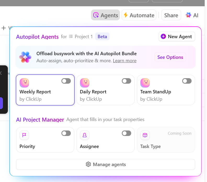 AI project manager agent 