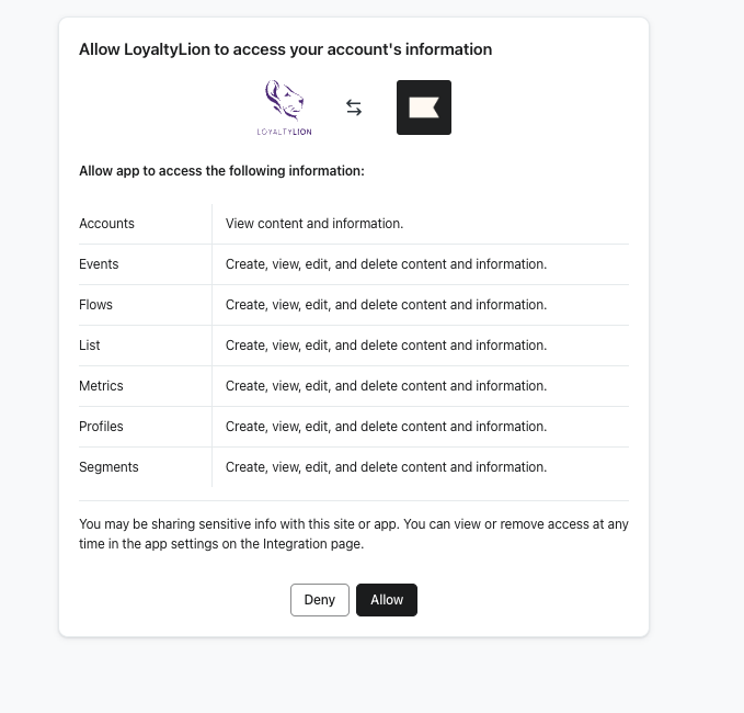 LoyaltyLion account dashboard

