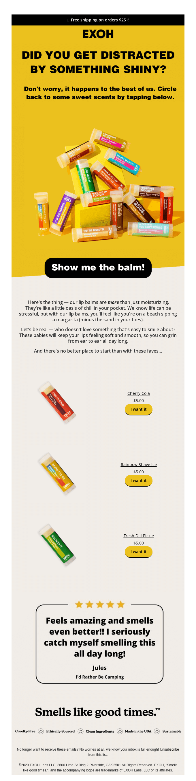 retention email template